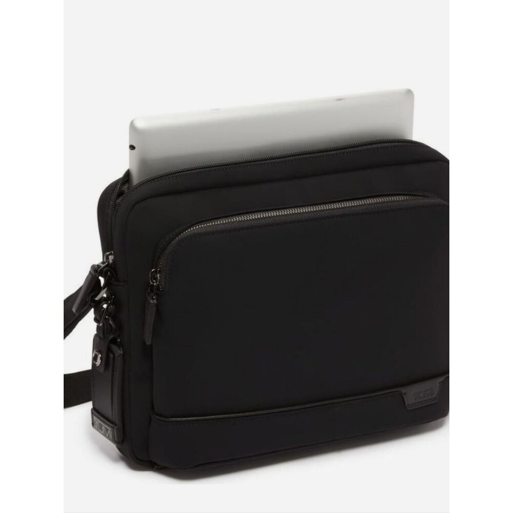 Tumi Harrison Leo Crossbody‎ Bag- Black